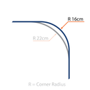 2.22m x 2.22m - Charcoal - Alpine Spas Cover