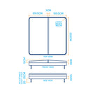 2.22m x 2.22m - Charcoal - Alpine Spas Cover