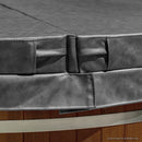 2m x 2m - Charcoal - Alpine Spas Cover (16cm Radius)