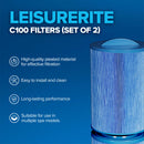 Leisurerite C100 Filters (Set of 2)