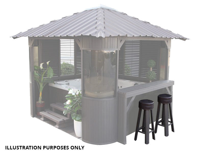 Outdoor Bar Stool - Graphite