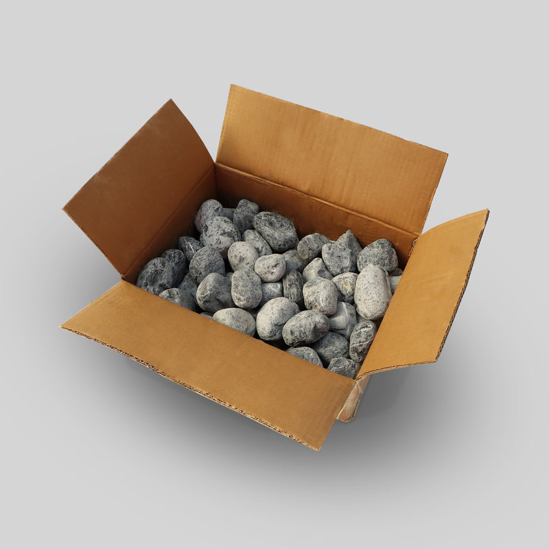Rounded Olivine Sauna Stones 16kg - Alpine Saunas