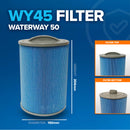 Waterway 50 (WY45) Microban Filter
